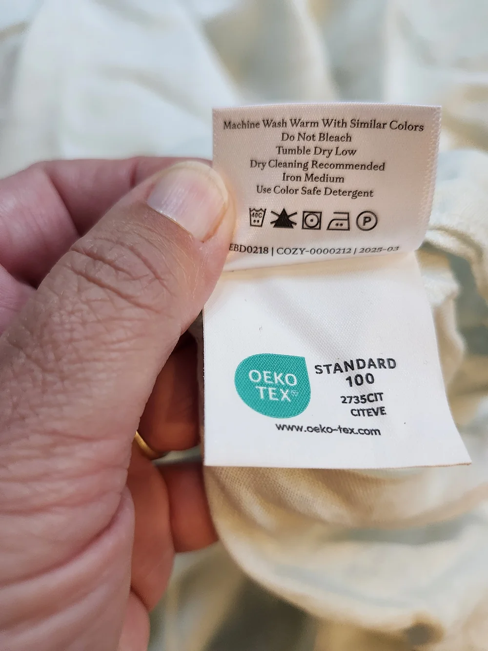 Cozy Earth Linen Duvet Cover King Mist Mint Green 100% Belgian Flax NWOT